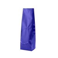 Foil Bags - Concealed-Seal Gusseted Foil Bags Blue 5lb. No Valve