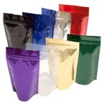 Foil Bags - Stand Up Foil Pouches 16oz No Valve + Zip & Easy Tear Line